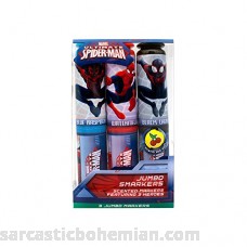Marvel Spider-Man Jumbo Smarkers 3-Pack of Scented Felt Tip Markers B071YS9KB4